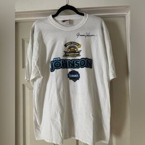 2006 Jimmie Johnson Racing T-Shirt XL - signed by Junior Johnson